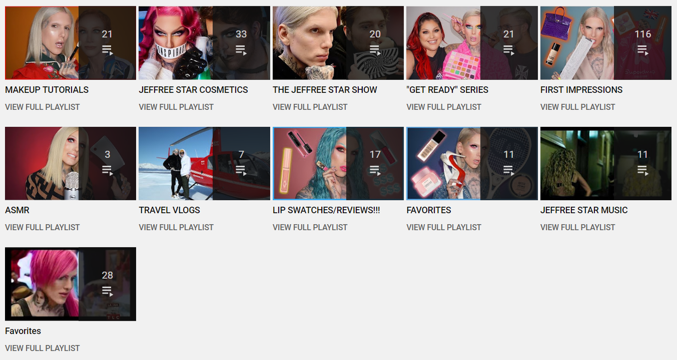 jeffree star videos