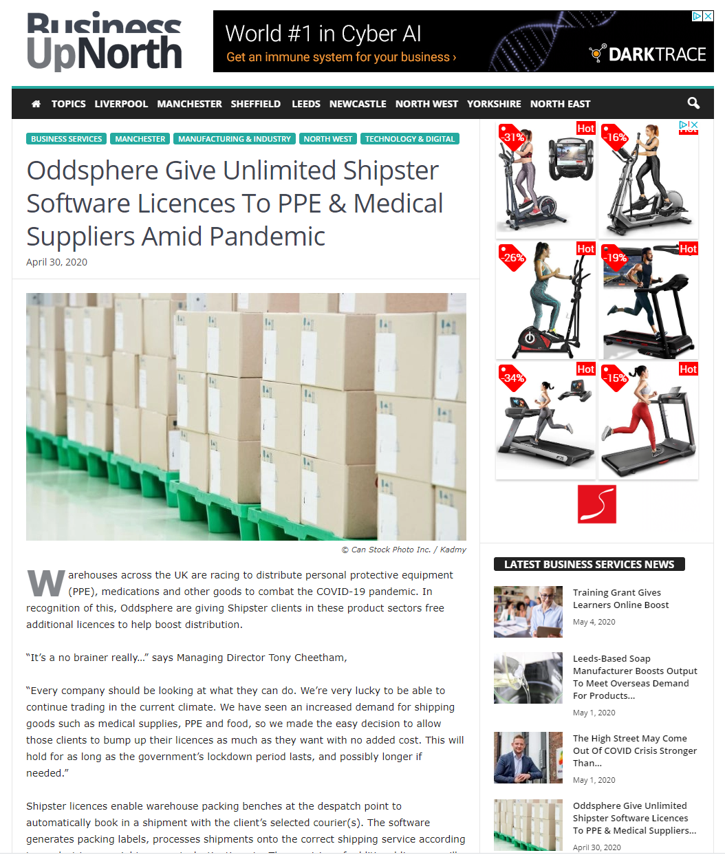 business up north coverage screenshot