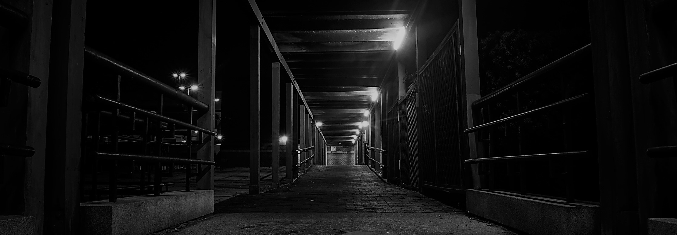 spooky walkway