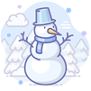 adorable snowman