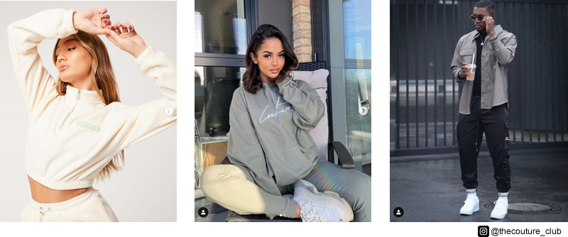 couture club insta pics
