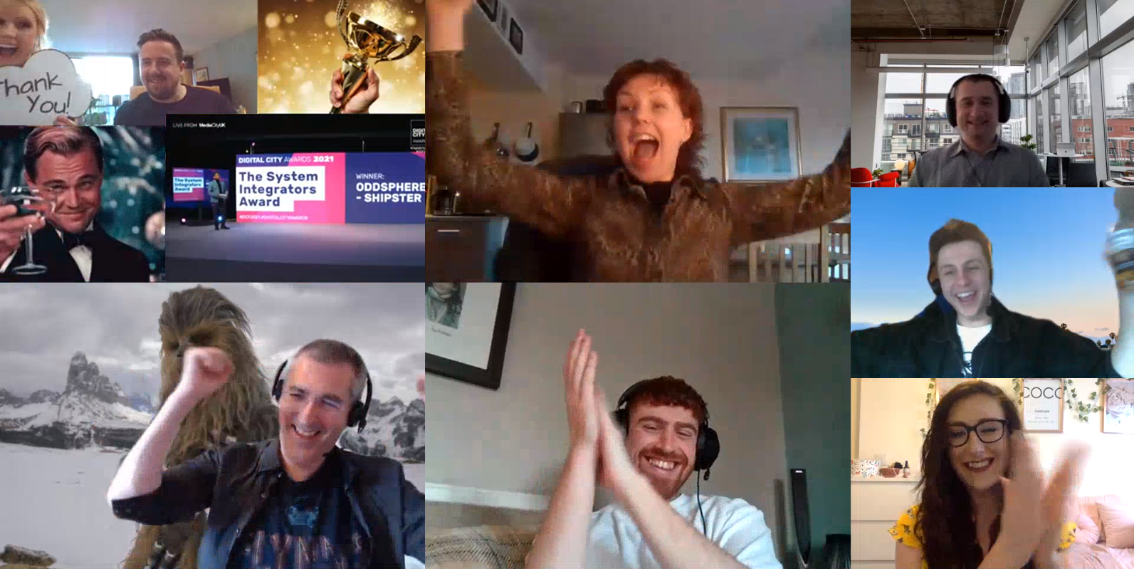 shipster team react to winning digital city award
