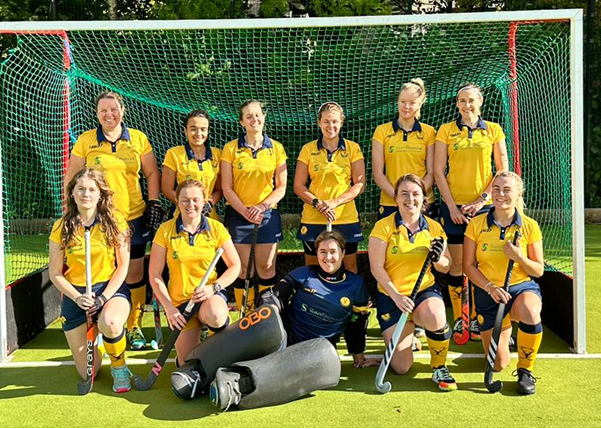 Buxton Womens Hockey Team sponsored by Shipster