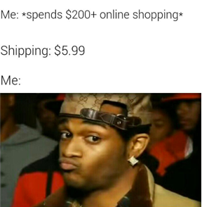 online shopping meme