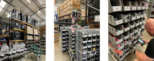 shipster client warehouse photos